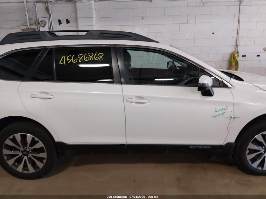 2015 Subaru Outback 2.5I Limited VIN: 4S4BSBNC8F3310949 Lot: 45686868