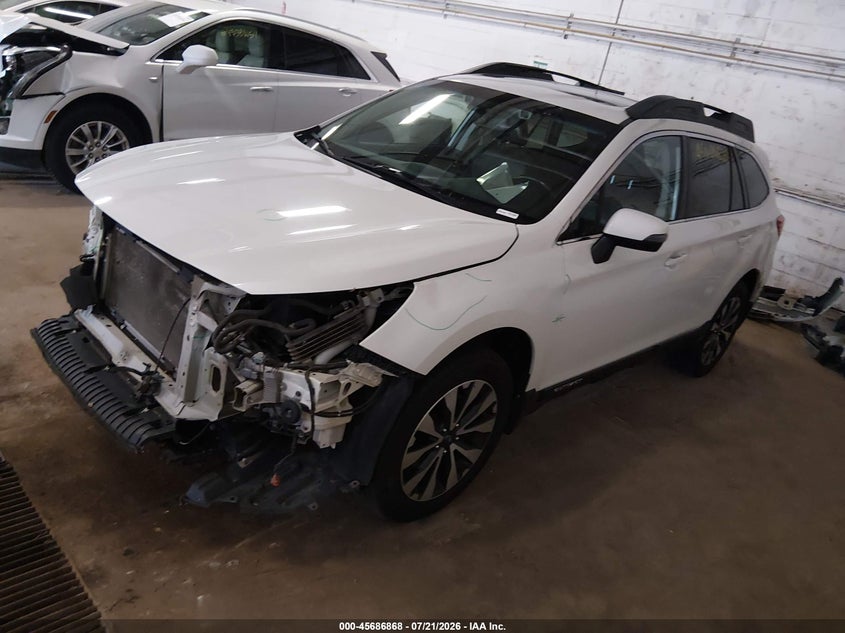 Vin: 4s4bsbnc8f3310949, lot: 46185477, subaru outback 2.5i limited 20152