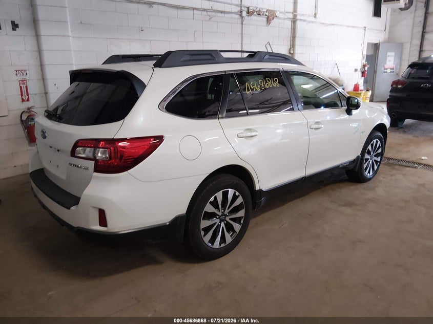 Vin: 4s4bsbnc8f3310949, lot: 46185477, subaru outback 2.5i limited 20154