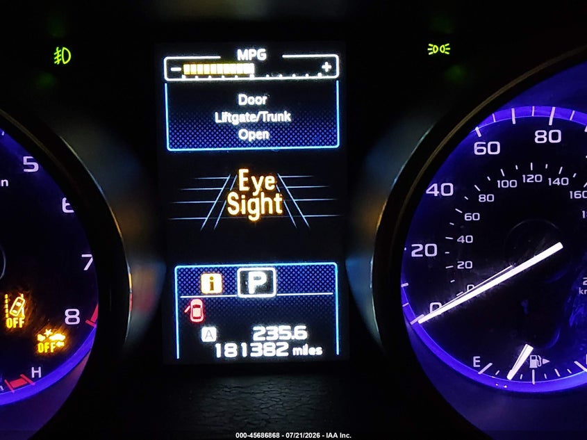 2015 SUBARU OUTBACK auction photo 7
