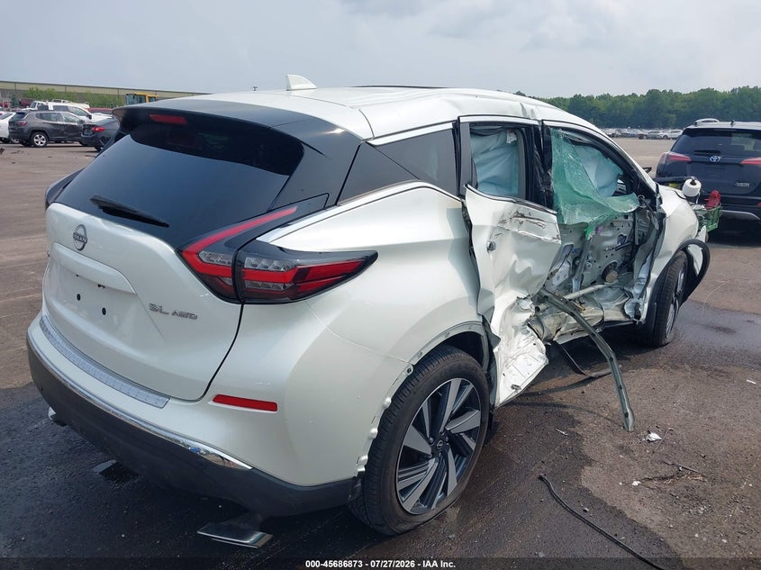 Vin: 5n1az2cs4pc142486, lot: 46185482, nissan murano sl intelligent awd 20234