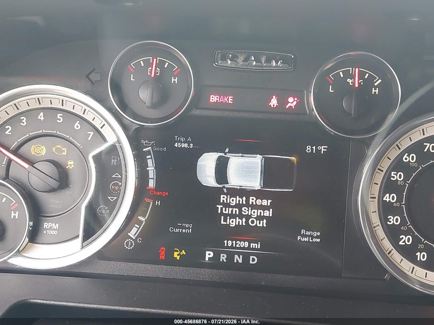 2013 RAM 1500 auction photo 7