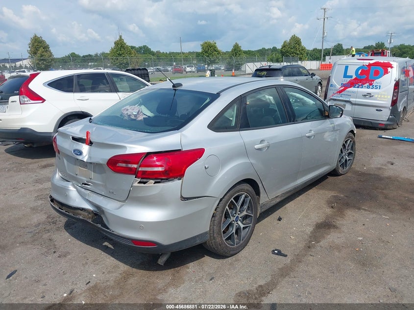 Vin: 1fadp3h2xhl275380, lot: 46185490, ford focus sel 20174