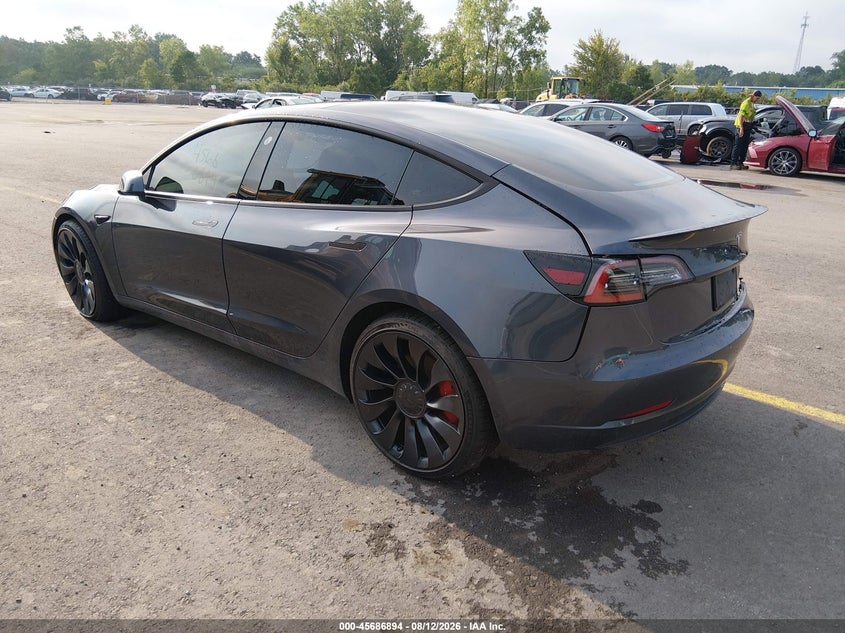 2022 TESLA MODEL 3 auction photo 3