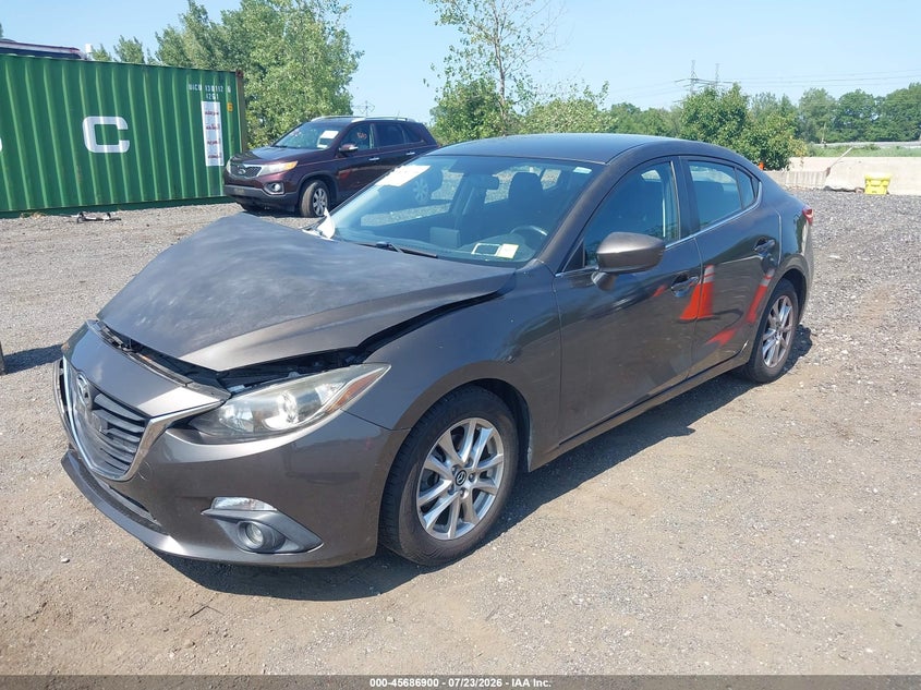 Vin: jm1bm1v72f1249377, lot: 46185509, mazda mazda3 i touring 20152