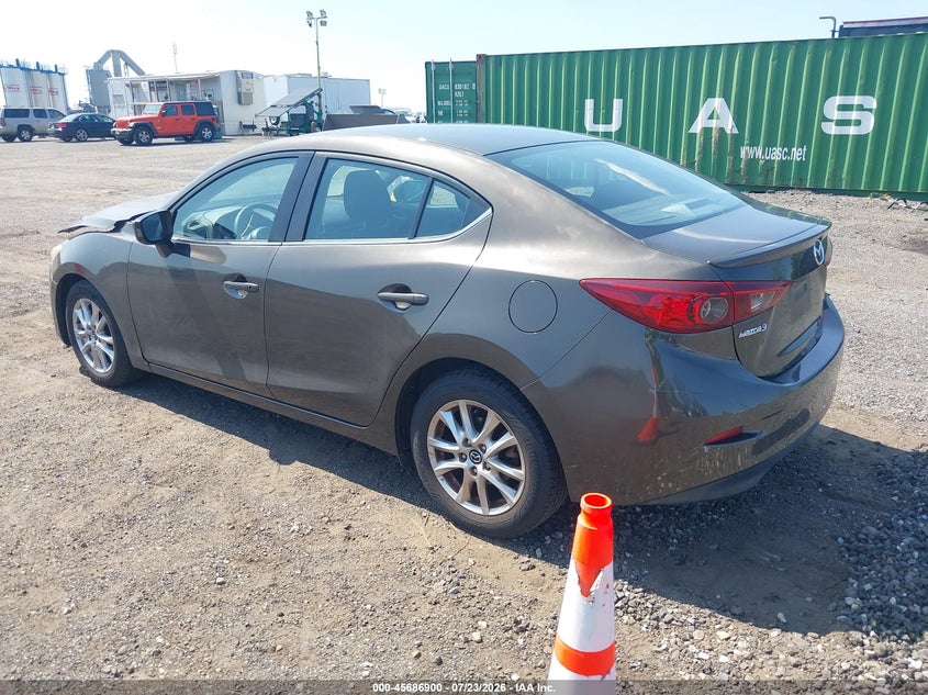 Vin: jm1bm1v72f1249377, lot: 46185509, mazda mazda3 i touring 20153