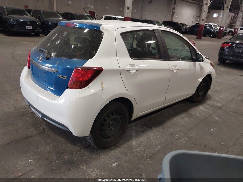 2015 Toyota Yaris L VIN: VNKKTUD30FA032758 Lot: 45686925