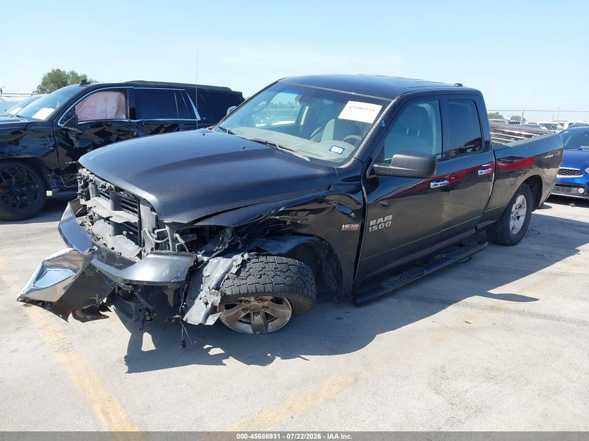 Vin: 1c6rr6gt8hs676204, lot: 46185540, ram 1500 slt quad cab 4x2 6'4 box 20172