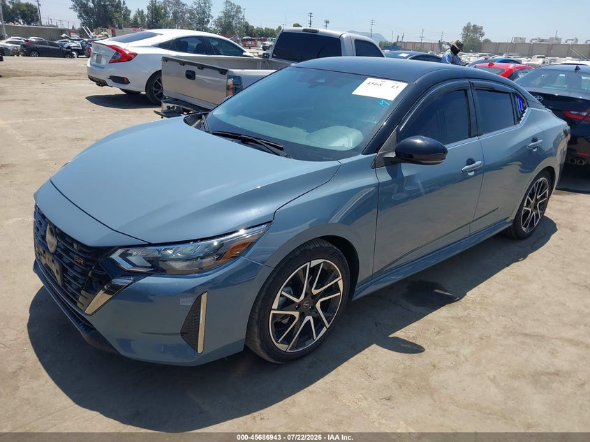 2024 Nissan Sentra, Right Rear, IAAI, VIN 3N1AB8DV7RY331537 — photo 2
