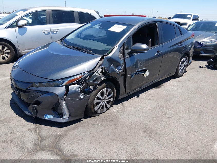 Vin: jtdkamfp5m3174393, lot: 46185570, toyota prius prime le 20212