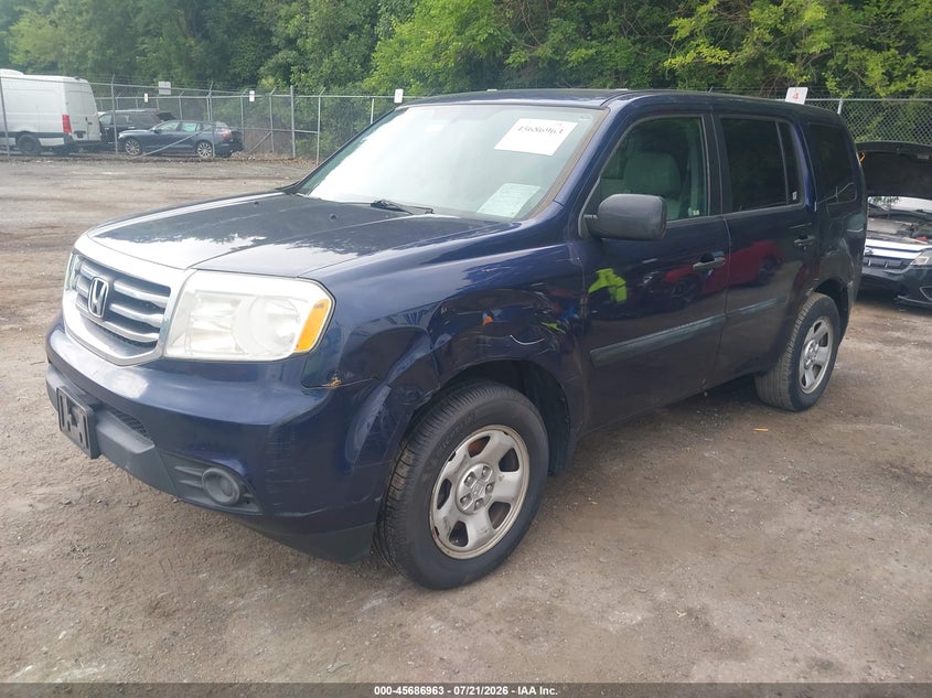 2013 HONDA PILOT auction photo 2