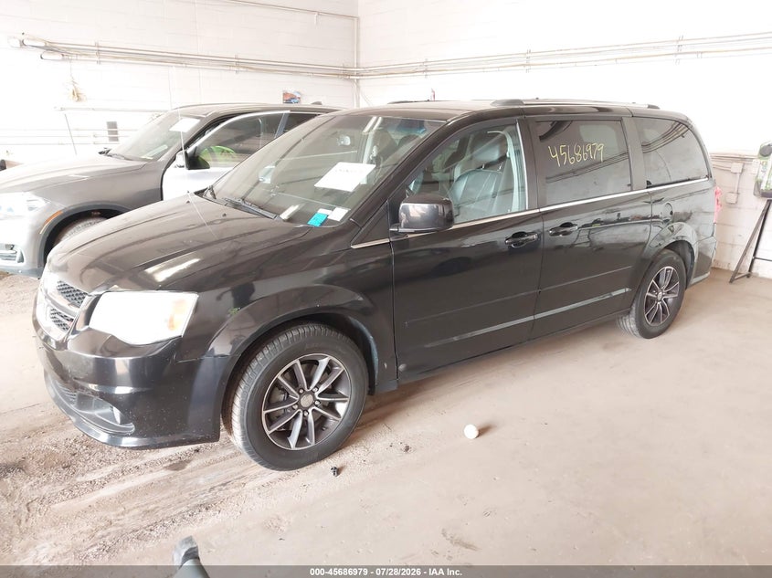 Vin: 2c4rdgcg0hr554248, lot: 46185588, dodge grand caravan sxt 20172