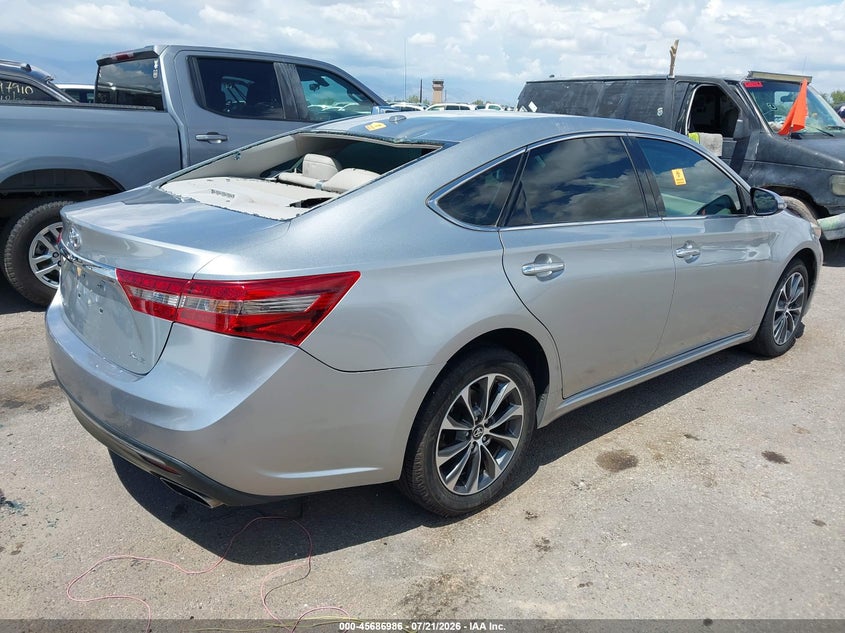 Vin: 4t1bk1eb1gu229319, lot: 46185595, toyota avalon xle 20164
