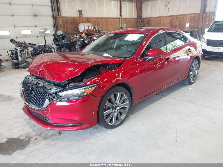 Vin: jm1gl1vm6m1605101, lot: 46185629, mazda mazda6 touring 20212