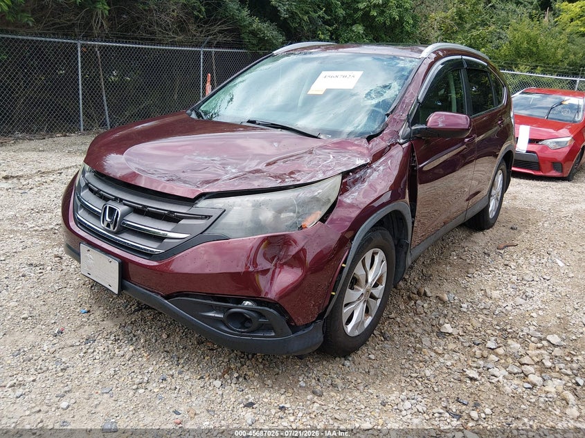 2013 Honda Cr-V Ex-L VIN: 5J6RM4H74DL073391 Lot: 45687025