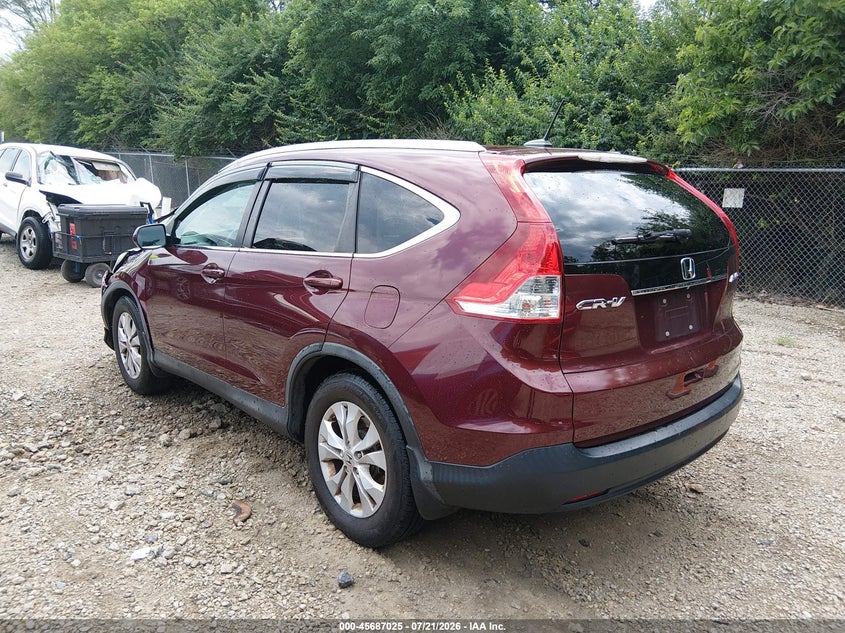 2013 Honda Cr-V Ex-L VIN: 5J6RM4H74DL073391 Lot: 45687025