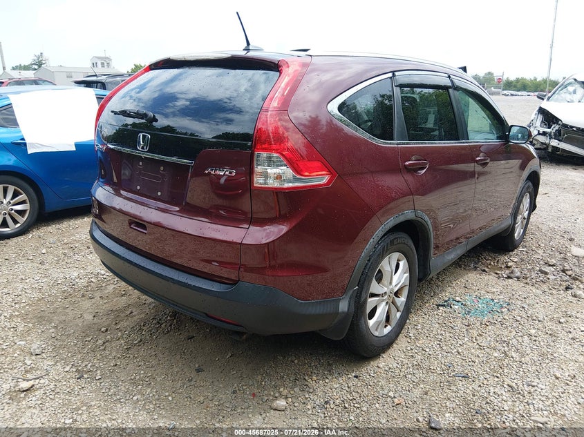 2013 Honda Cr-V Ex-L VIN: 5J6RM4H74DL073391 Lot: 45687025