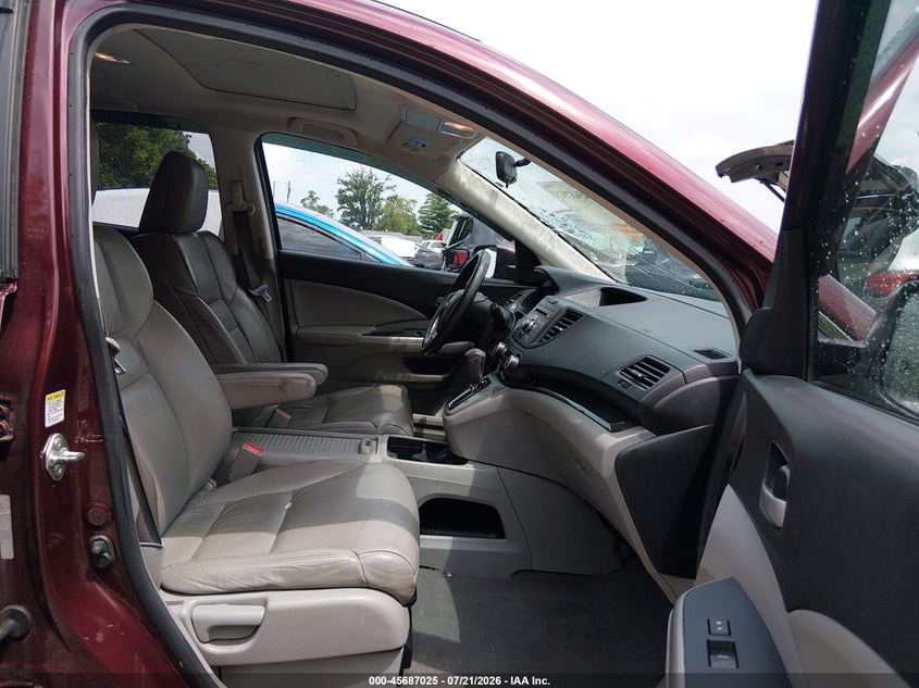 2013 Honda Cr-V Ex-L VIN: 5J6RM4H74DL073391 Lot: 45687025