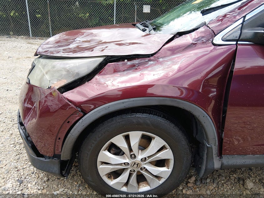 2013 Honda Cr-V Ex-L VIN: 5J6RM4H74DL073391 Lot: 45687025