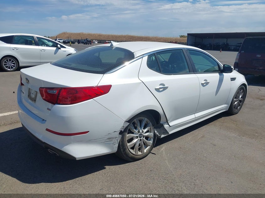 Vin: knagm4a70f5615713, lot: 46185659, kia optima lx 20154