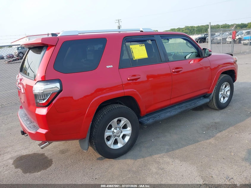 Vin: jtebu5jr2g5389949, lot: 46185670, toyota 4runner sr5 premium 20164