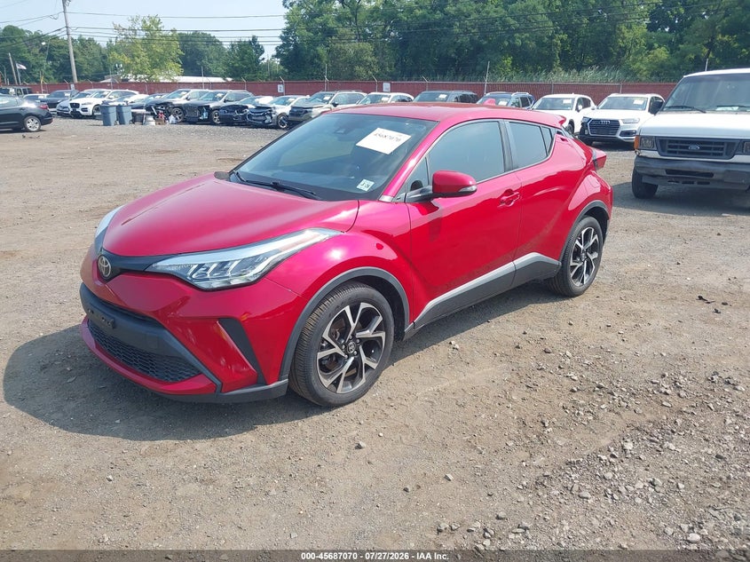 Vin: jtnkhmbx6m1104636, lot: 46185679, toyota c-hr xle 20212