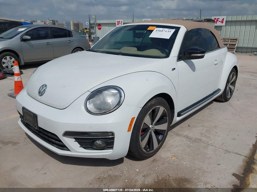 2015 Volkswagen Beetle, Затоплення, IAAI, VIN 3VW7S7AT8FM812093 — фото 2