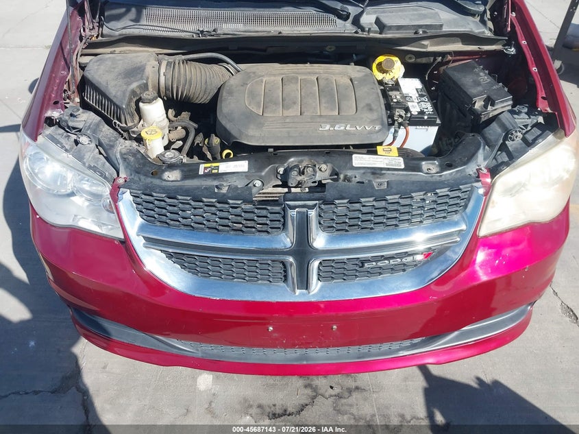 2018 Dodge Grand Caravan Sxt VIN: 2C4RDGCG9JR210214 Lot: 45687143