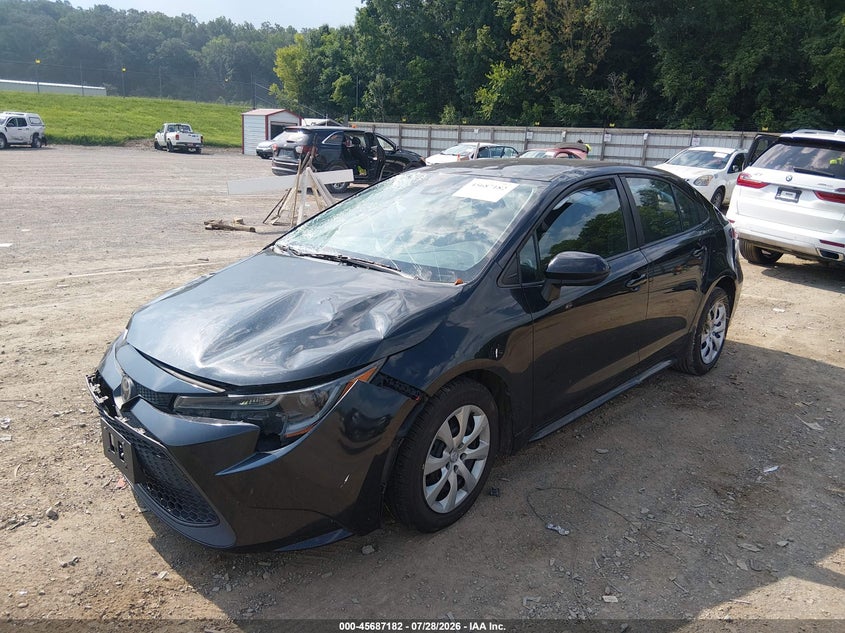 2021 Toyota Corolla, Rollover, IAAI, VIN 5YFEPMAE9MP239934 — photo 2