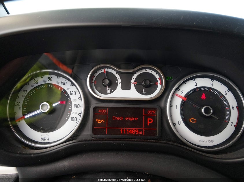 2014 Fiat 500L Trekking VIN: ZFBCFADH7EZ003971 Lot: 45687203