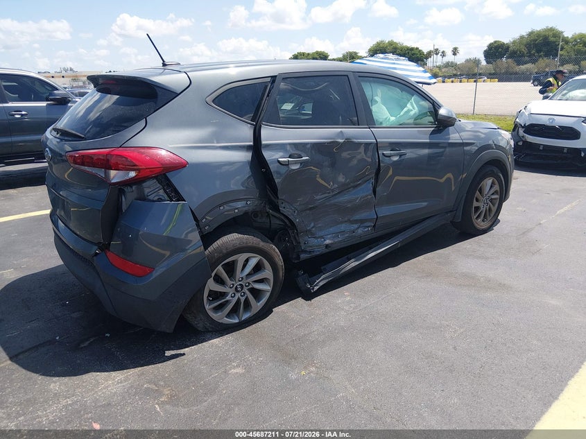 Vin: km8j23a4xhu525519, lot: 46185820, hyundai tucson se 20174