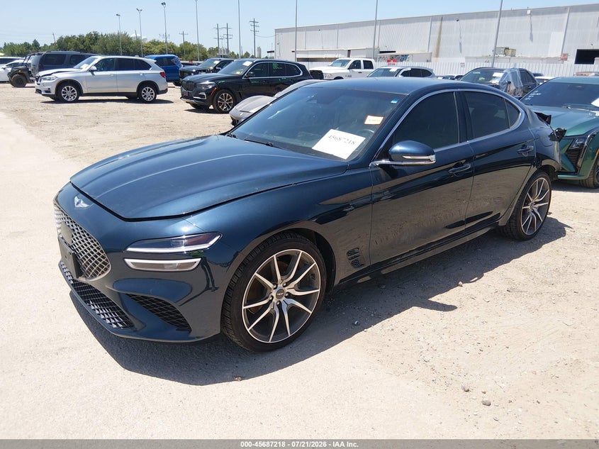 Vin: kmtg34ta3pu124298, lot: 46185827, genesis g70 2.0t rwd 20232