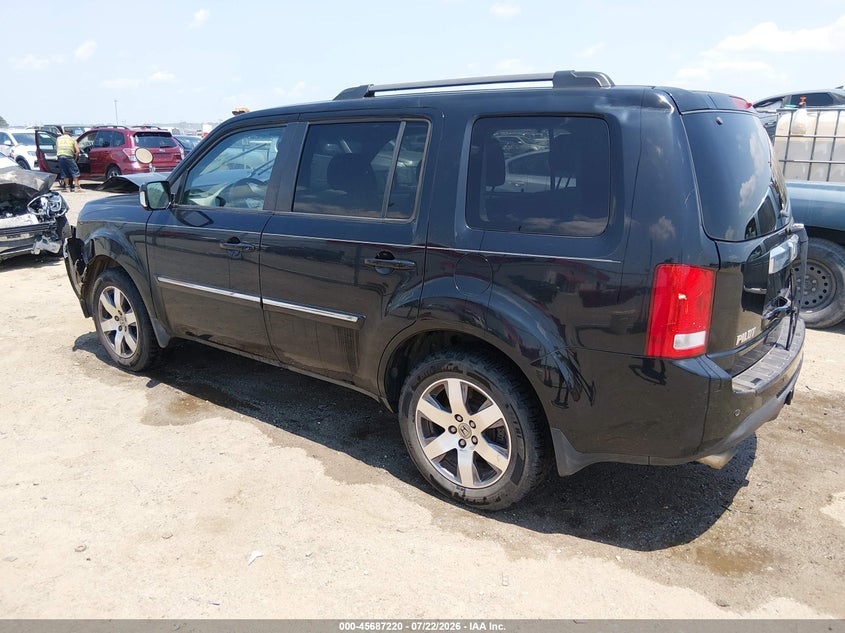 Vin: 5fnyf4h90fb039645, lot: 46185829, honda pilot touring 20153