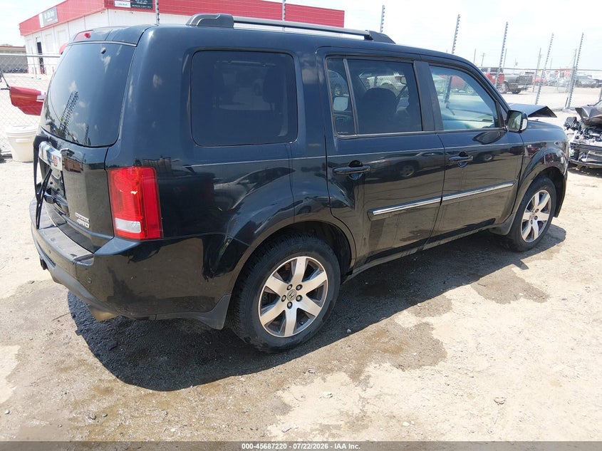 Vin: 5fnyf4h90fb039645, lot: 46185829, honda pilot touring 20154