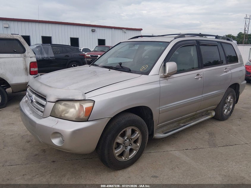2007 Toyota Highlander 3Rd Row VIN: JTEEP21AX70219123 Lot: 45687226