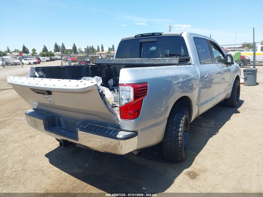 Vin: 1n6aa1ejxjn500242, lot: 46185844, nissan titan sv 20184