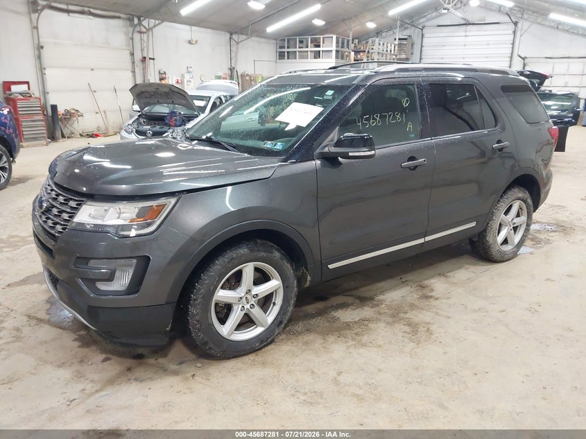 Vin: 1fm5k8d80hgd82267, lot: 46185890, ford explorer xlt 20172