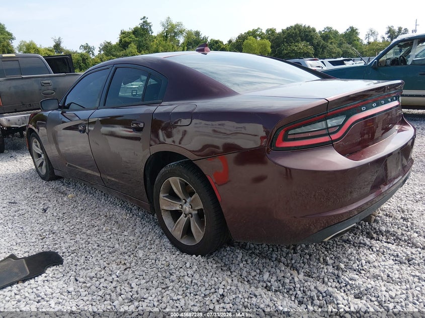 Vin: 2c3cdxhg3jh124972, lot: 46185898, dodge charger sxt plus rwd 20183