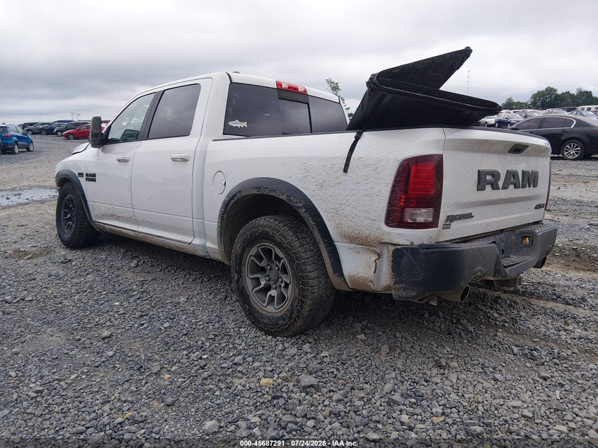 Vin: 1c6rr7yt8hs745204, lot: 46185900, ram 1500 rebel 20173