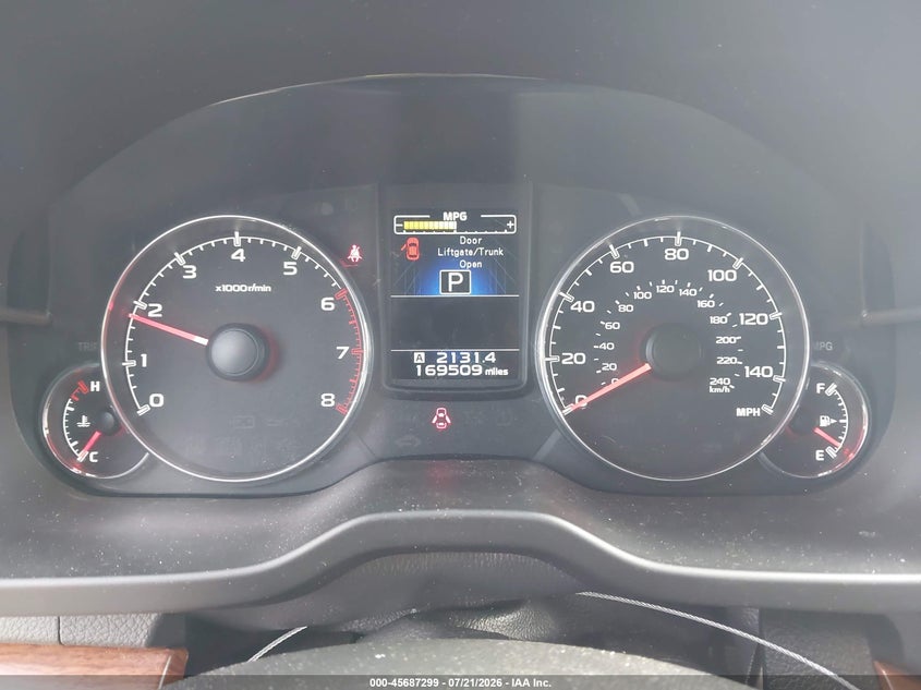 2013 Subaru Outback 2.5I Limited VIN: 4S4BRBLC9D3289931 Lot: 45687299