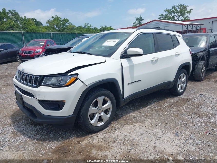 Vin: 3c4njdbb3jt366306, lot: 46185919, jeep compass latitude 4x4 20182