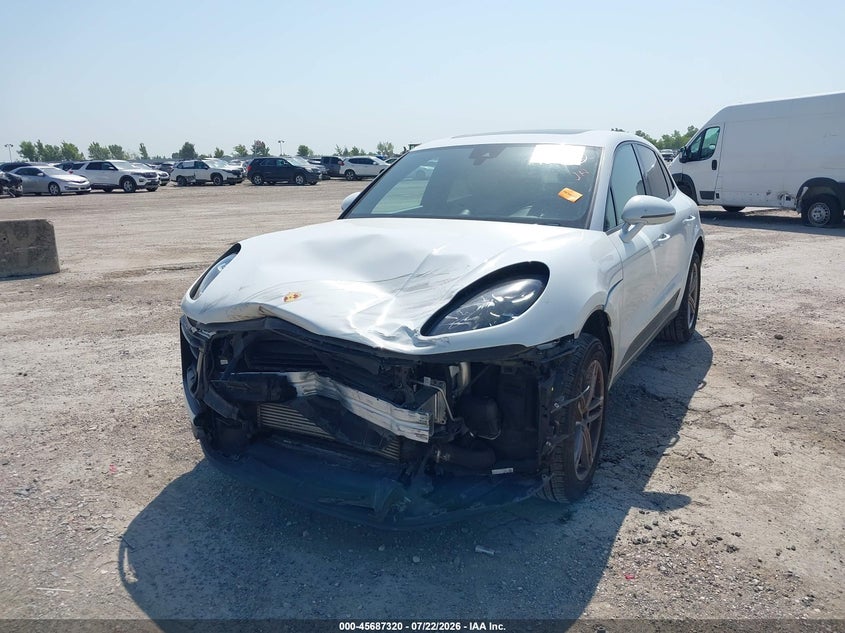 2022 Porsche Macan VIN: WP1AA2A51NLB02502 Lot: 45687320