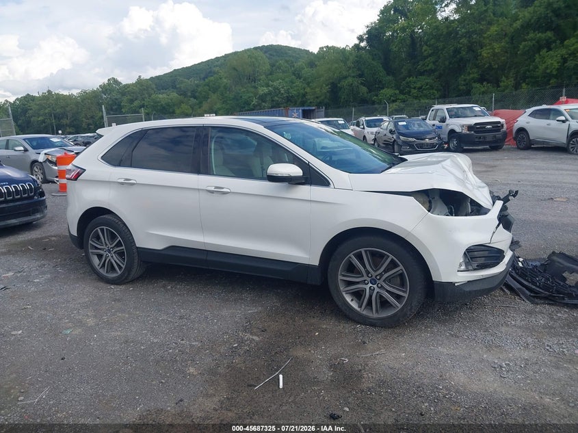 2021 Ford Edge Titanium VIN: 2FMPK4K98MBA28110 Lot: 45687325