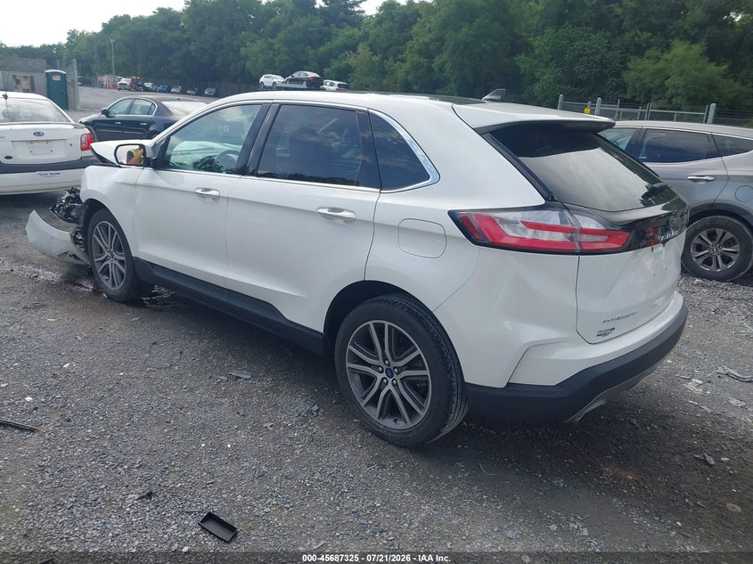 2021 Ford Edge Titanium VIN: 2FMPK4K98MBA28110 Lot: 45687325