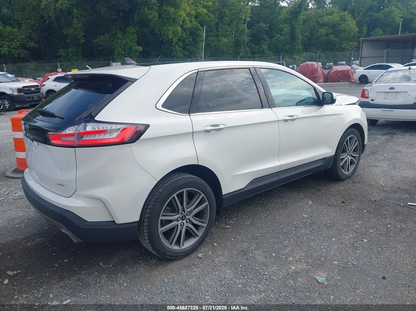 2021 Ford Edge Titanium VIN: 2FMPK4K98MBA28110 Lot: 45687325