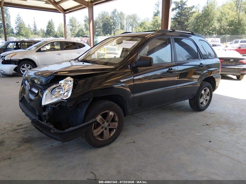 Vin: kndkgca30a7713598, lot: 46185952, kia sportage lx v6 20102
