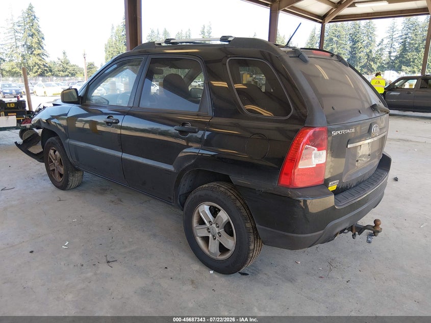 Vin: kndkgca30a7713598, lot: 46185952, kia sportage lx v6 20103