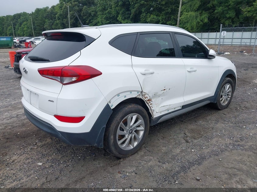 Vin: km8j3ca43hu386573, lot: 46185965, hyundai tucson se 20174