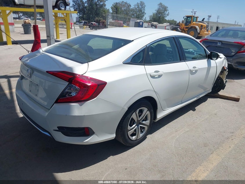Vin: 2hgfc2f68kh604453, lot: 46185967, honda civic lx 20194