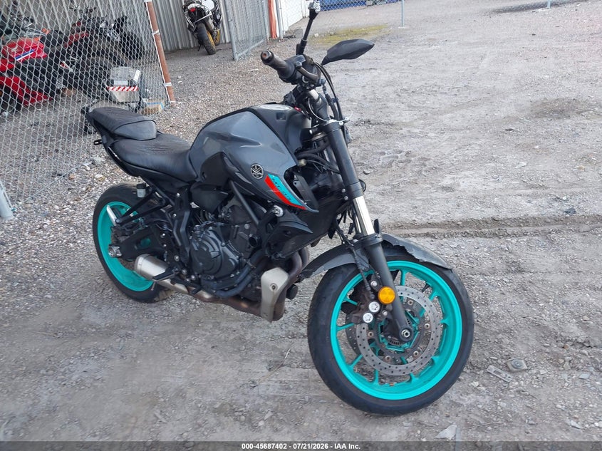 2022 YAMAHA MT07 auction photo 1